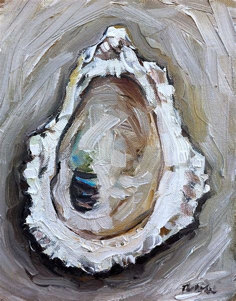 Devine Paintings: Oyster Painting on Canvas