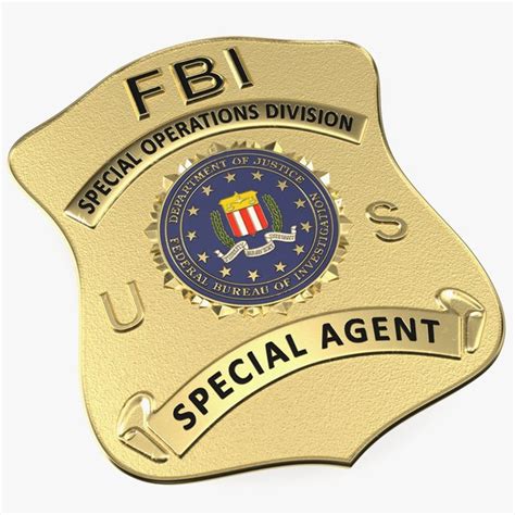 FBI Badge 3D 모델 - TurboSquid 2022821