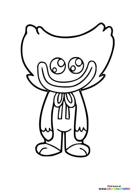 Huggy Wuggy - Coloring Pages for kids | 100% free print or download