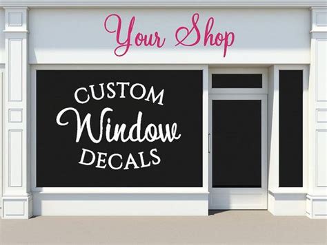 Store Window Decal Custom Business Sign Boutique Sign Store - Etsy | Custom window decals ...