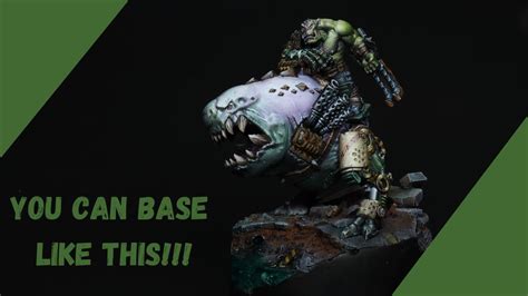 Urban basing for Warhammer 40k Orks - YouTube