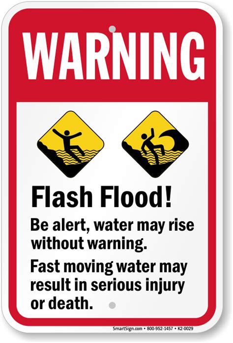 Flash Flood Warning Signs