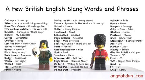 What the British Say, Versus What They Mean - angmohdan | British slang words, Slang words ...