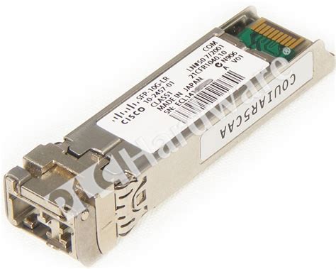 PLC Hardware: Cisco SFP-10G-LR 10GBASE-LR SFP+ Module 10 Gigabit, SMF, G.652