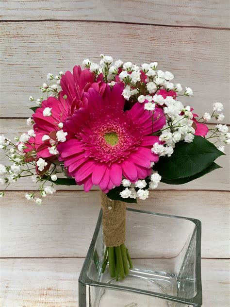 Hot Pink Gerbera Daisy Bouquet