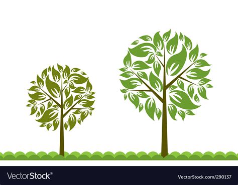 Tree background Royalty Free Vector Image - VectorStock