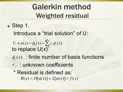 Galerkin method