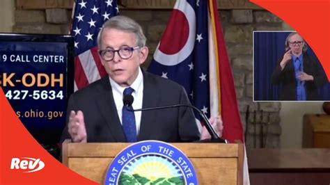 Ohio Gov. Mike DeWine COVID-19 Press Conference Transcript December 7 | Rev