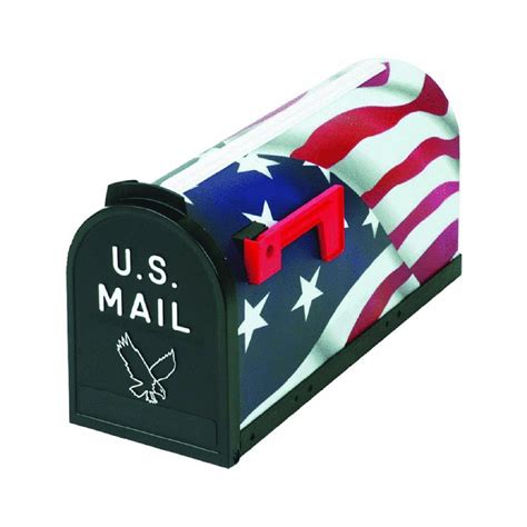 Flambeau Hardware Scenic U.S. American Flag Mailbox