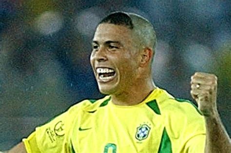 Brazil legend Ronaldo Nazario apologises to MUMS for 'horrible' 2002 World Cup hair... after ...