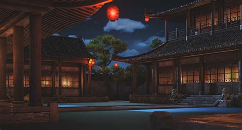 Chinese palace night 3D model - TurboSquid 1311832