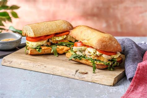 Chicken-Ciabatta-Sandwich nach Art Caprese Rezept | HelloFresh