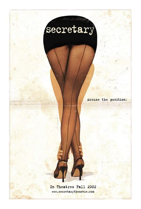 Secretary (2002) http://www.imdb.com/title/tt0274812/ | Film posters, Secretary movie, Film