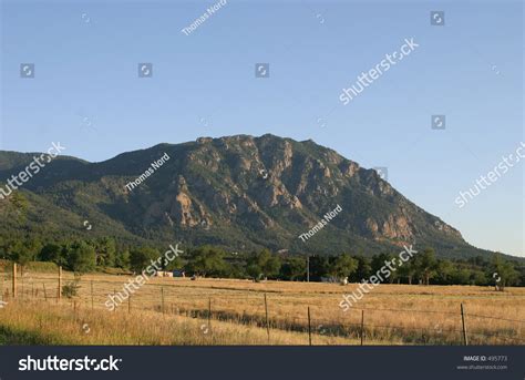 Cheyenne Mountain In Colorado - Home Of The Norad Air Base Near Colorado Springs Stock Photo ...