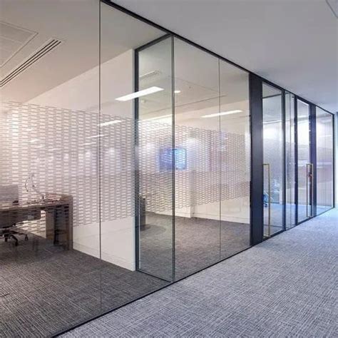 Glass Partition - Aluminium Glass Office Partition Manufacturer from Bengaluru