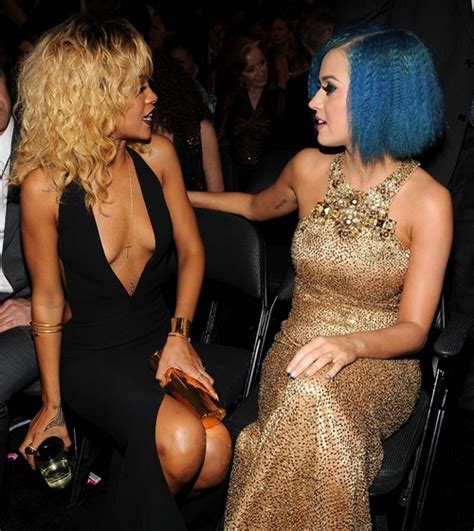 Katy Perry and Rihanna | Katy perry hair, Katy perry photos, Grammy fashion