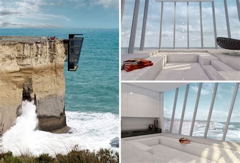 Cliff House: Live In A Futuristic House Hanging From A Cliff