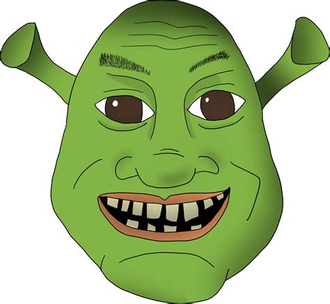 Shrek Face Svg Free