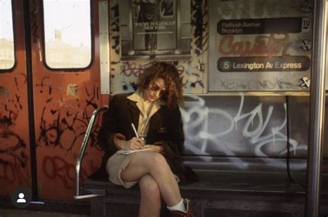 Writer on the 5 train, Bronx, NY 1988 : OldSchoolCool