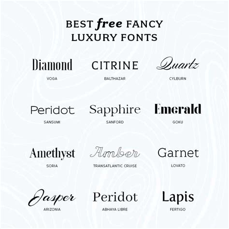 Free Luxury Fonts for Your High-End Brand