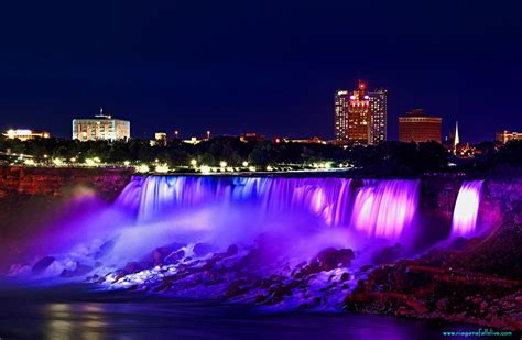 See the Illuminated Niagara Falls at Night. It's also really cool to ...