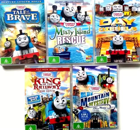 THOMAS THE TANK Engine & Friends Movies ABC Kids DVDs lot 5x Region 4 £17.53 - PicClick UK