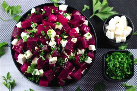 Beetroot and Feta Cheese Salad | Scrambled Chefs