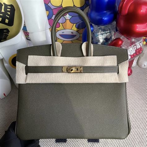 Singapore Hermes Birkin 25cm Togo G8 Vert Maquis 深橄榄绿-Hermès Birkin ...