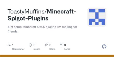 GitHub - ToastyMuffins/Minecraft-Spigot-Plugins: Just some Minecraft 1. ...