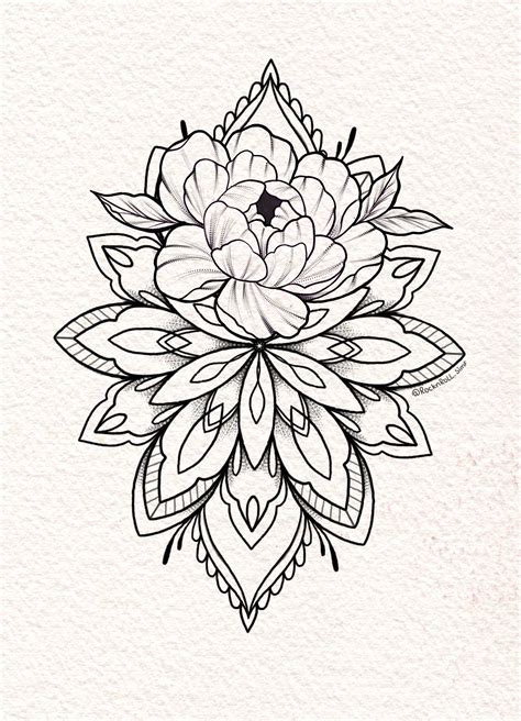 Mandala Flower Tattoo Designs