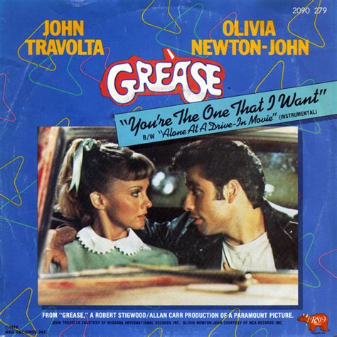 Cotes vinyle You're The One That I Want par John Travolta | Galette Noire