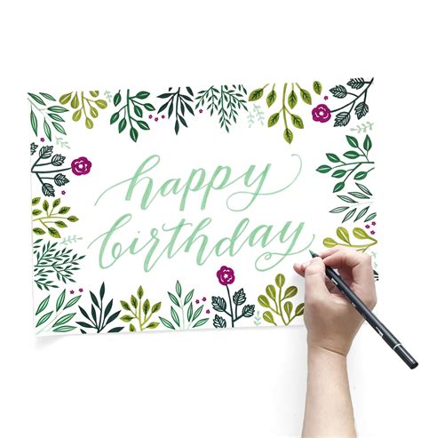 Create a Birthday Card and Envelope With One Sheet of Paper - Tombow ...