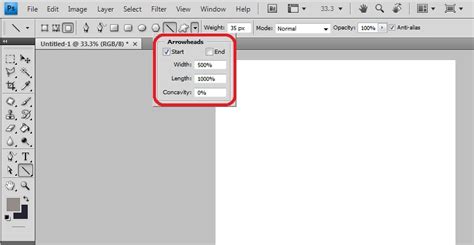 Line Tool in Photoshop | Steps to use Line Tool with Screenshots