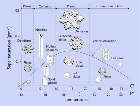 Snowflake formation. | Snowflakes science, Winter science, Fun science