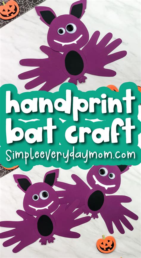 Bat Handprint Craft