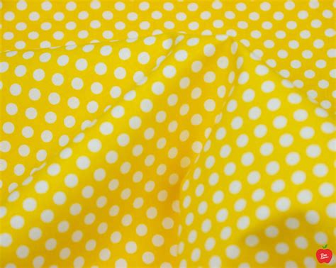 Small Yellow Polka Dot Fabric | Yellow polka dot, Polka dot fabric, Fabric