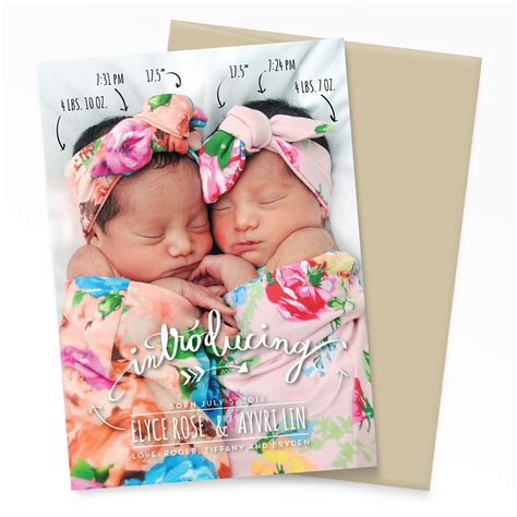 Twins Birth Announcement: Twice the Cute - The Mombot