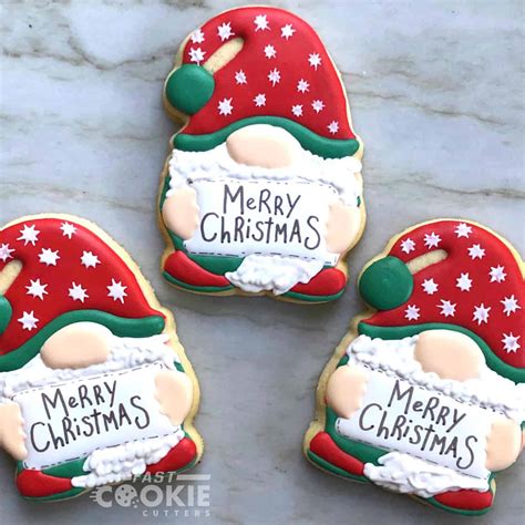 Christmas Gnome Cookie Cutter 2 - Fast Cookie Cutters