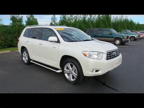 2008 Toyota Highlander Limited V6 4WD Full Tour & Start-up at Massey ...