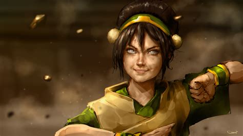 Avatar The Last Airbender Toph Beifong Fighting HD Anime Wallpapers ...