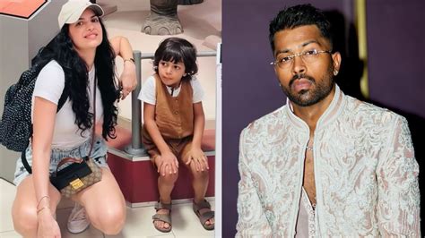 Hardik Pandya reacts on Natasa Stankovic’s photos with son Agastya ...