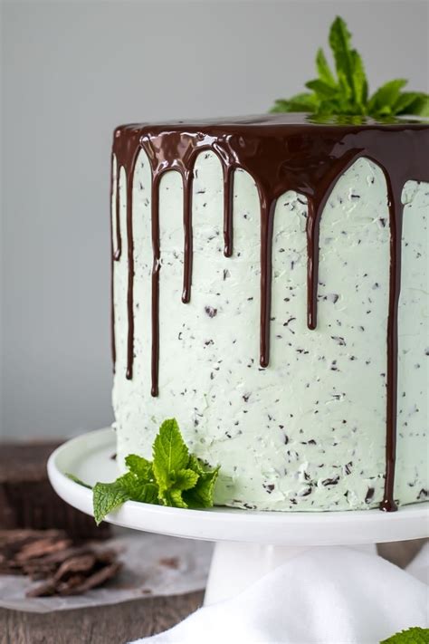 Mint Chocolate Chip Cake - Liv for Cake