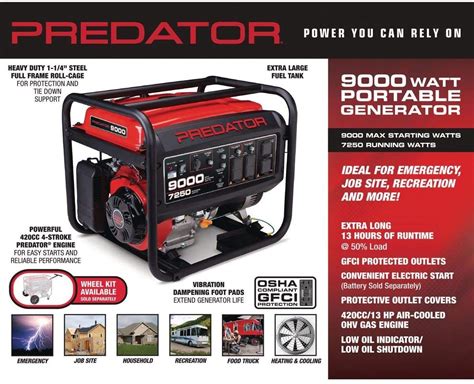 Predator 9000 Generator Wiring Diagram : Harbor Freight Inverter Generators Now Official Budget ...