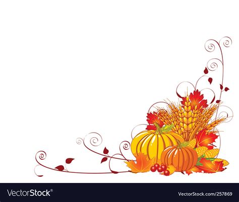 Bountiful harvest Royalty Free Vector Image - VectorStock