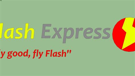 Flash Express Logo. | 3D Warehouse