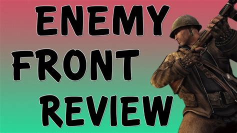 Enemy Front - Review - YouTube