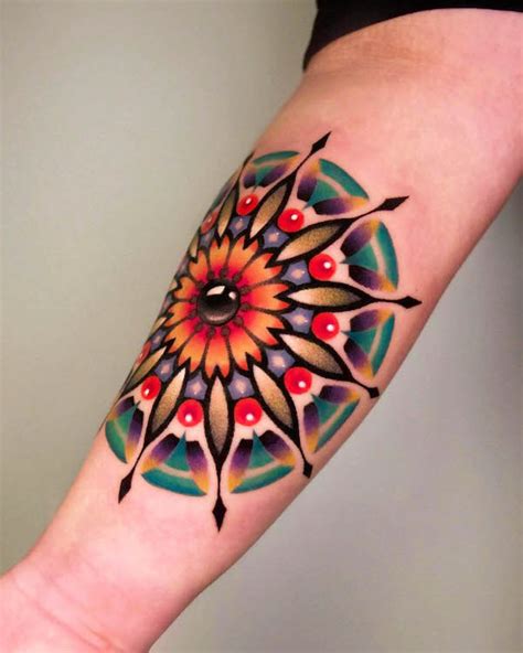 Mandala Tattoo Color