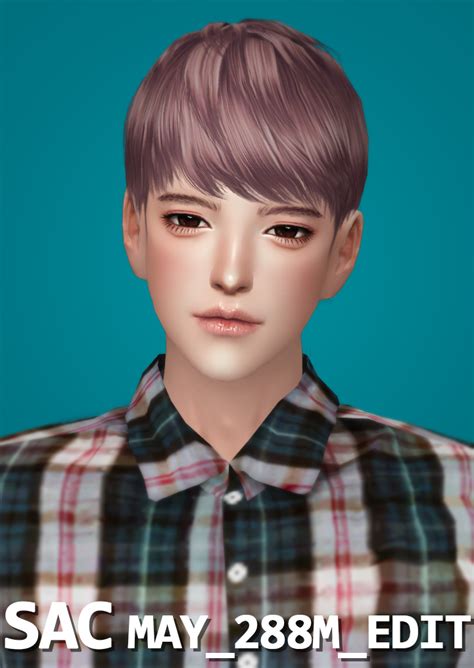13 colour swatches ※ Needs original mesh May_TS4_Hair288M ※ Edit by S ...