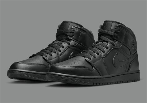 ナイキ NIKE NIKE AIR JORDAN 1 MID Black 27.5cmの通販 by Kaiware's shop｜ナイキならラクマ - ブランド