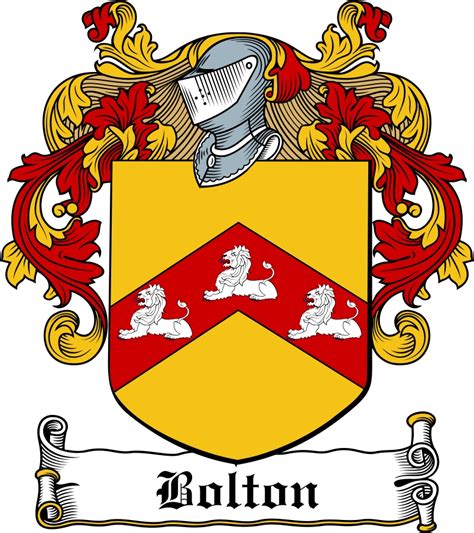 Bolton Family Crest / Irish Coat of Arms Image Download - Tradebit